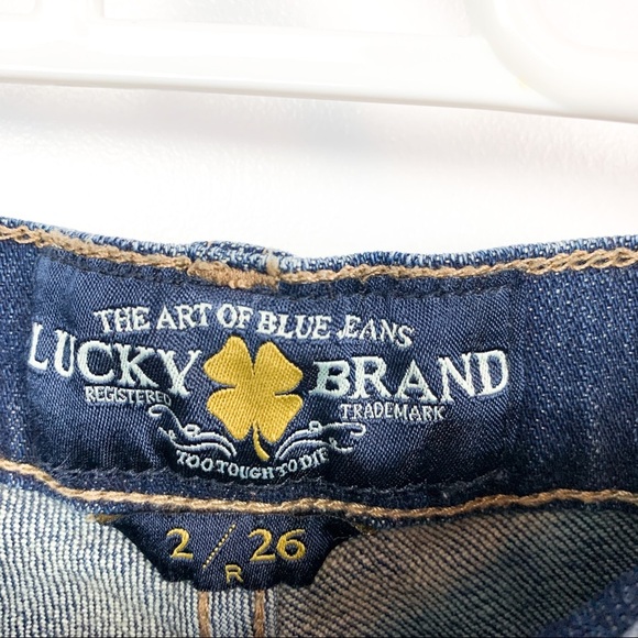 Lucky Brand Sweet Straight Leg Blue Jeans - Picture 12 of 14